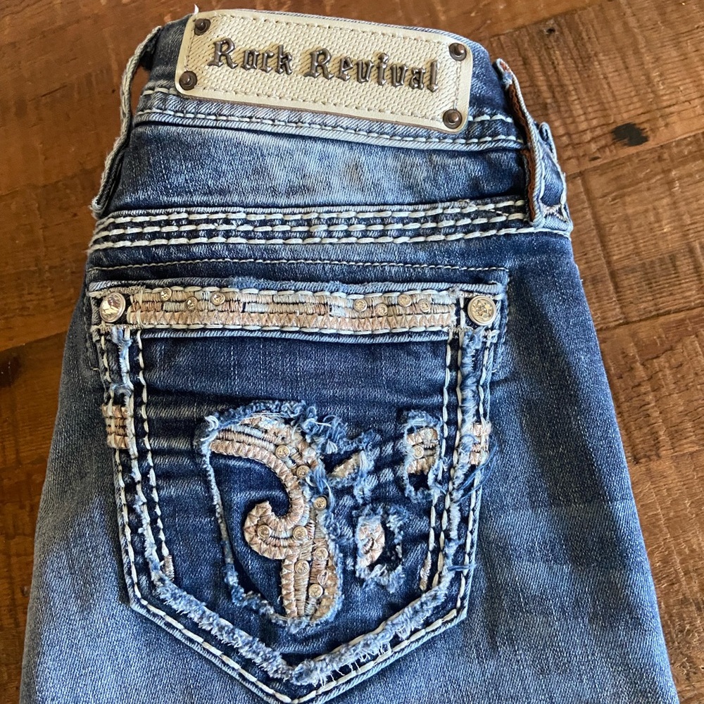 Rock Revival Jeans size 27 but fits like 28